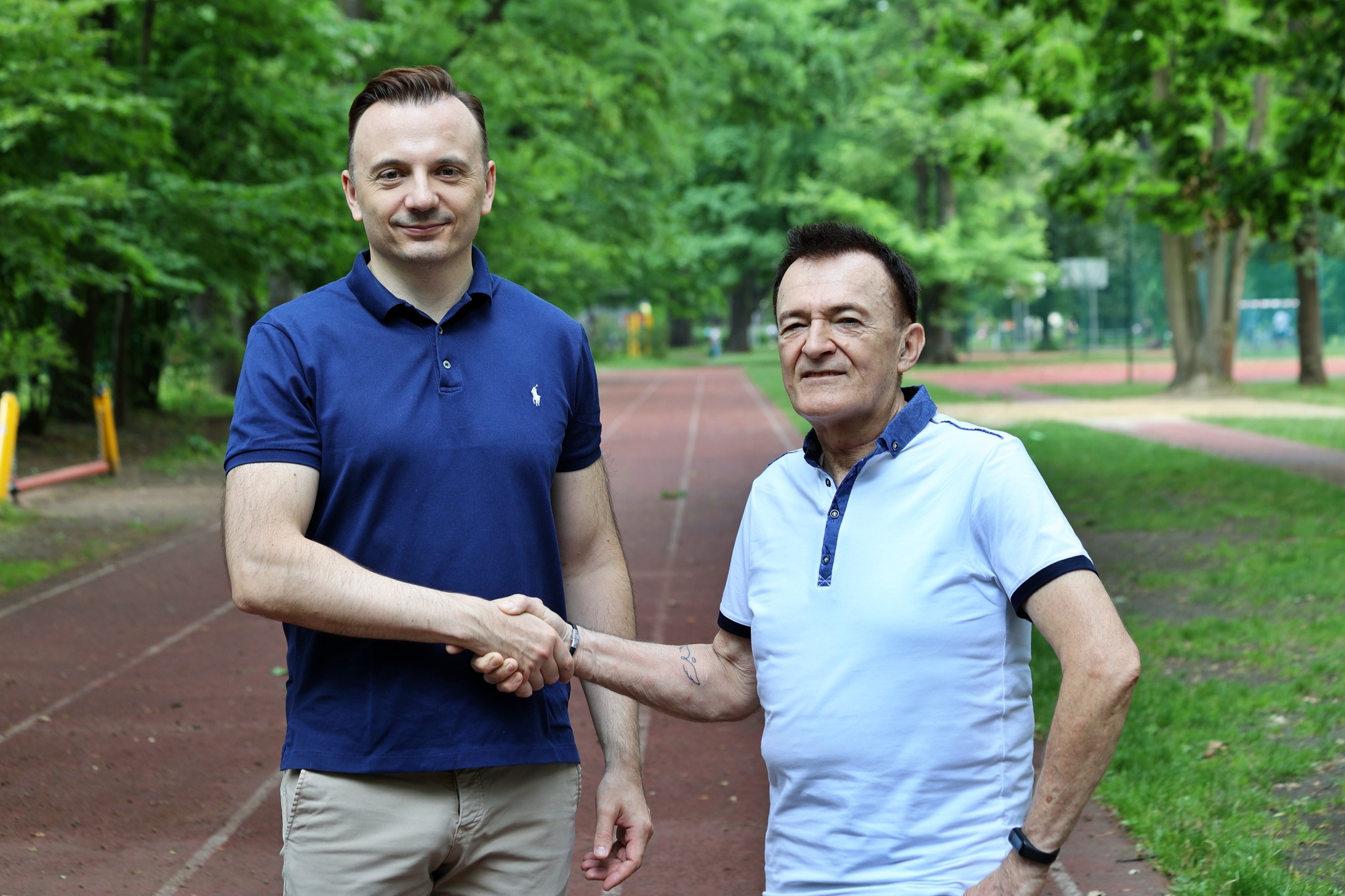 Łukasz Gibała i Artur Ławrowski